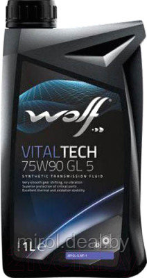Трансмиссионное масло WOLF VitalTech 75W90 GL 5 / 2305/1 - фото 1 - id-p225092577