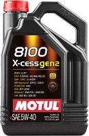 Моторное масло Motul 8100 X-cess Gen2 5W40 / 109776