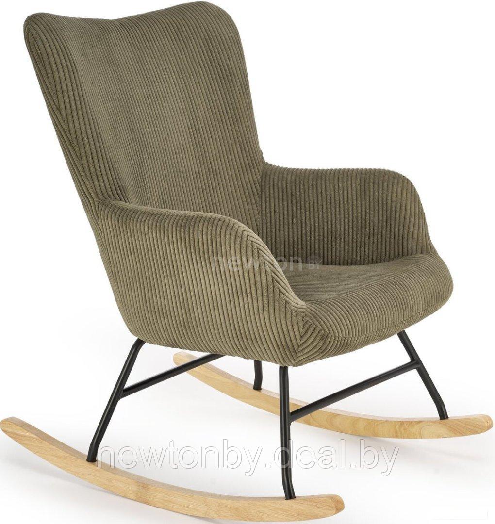 Кресло-качалка Halmar Belmiro (оливковый) - фото 1 - id-p225095339