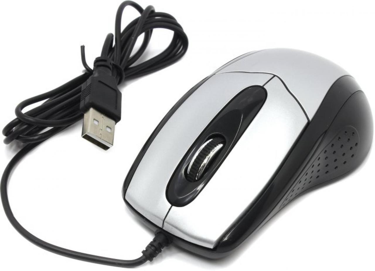 Манипулятор CBR Mouse CM101 Silver (RTL) USB 3but+Roll - фото 1 - id-p225095243