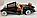 Металлическая машинка Mercedes Ретро Мерседес, свет, звук, пар, фото 2