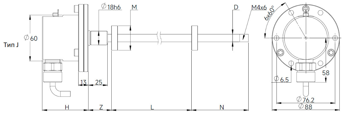 Магнитострикционные датчики линейных перемещений AMT Linear Position Sensor серии FM с аналоговым выходом - фото 2 - id-p225096101