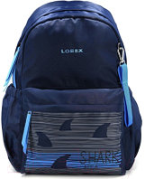 Школьный рюкзак Lorex Ergonomic M12 Shark In Dark LXBPM12-SD