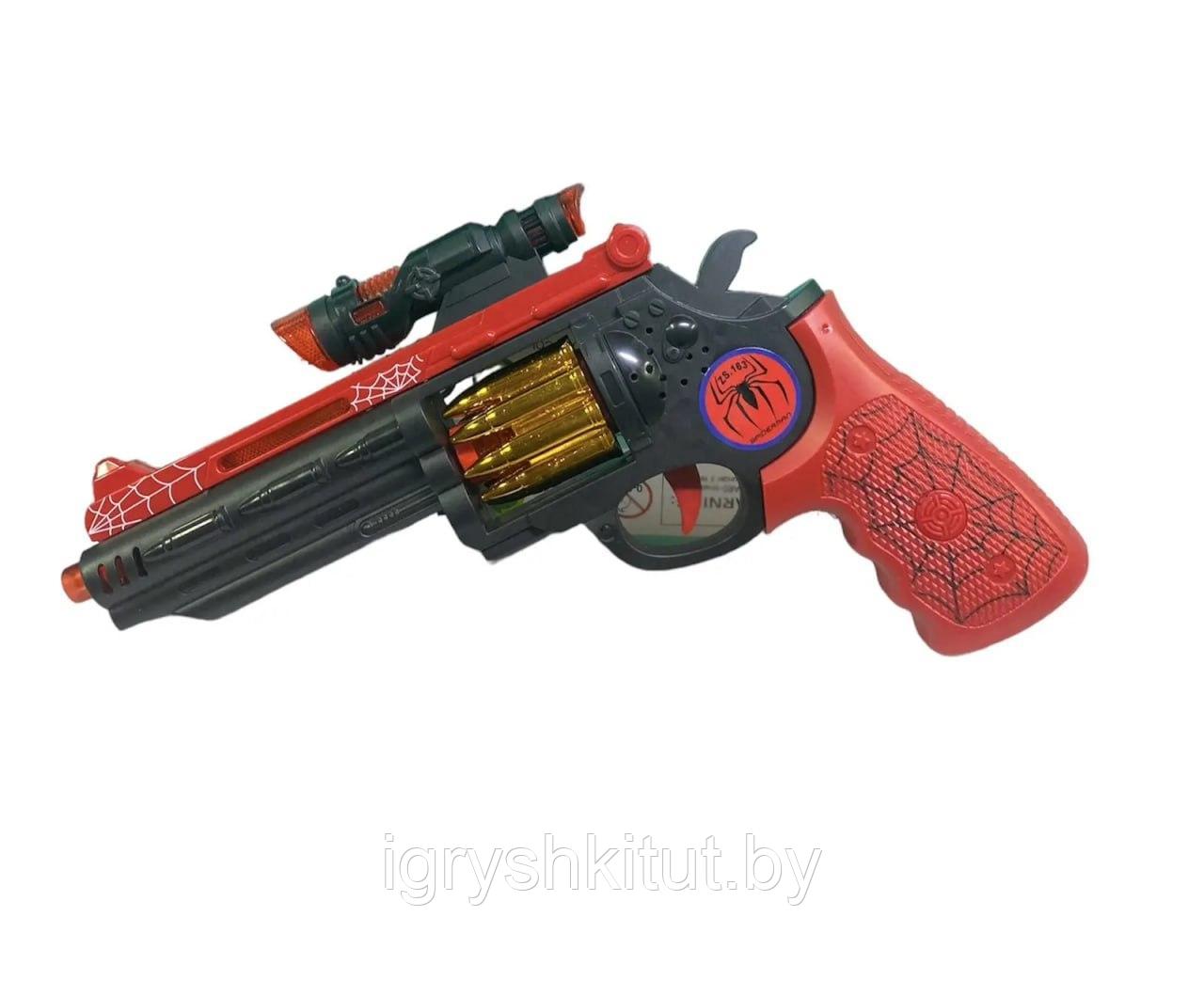 Пистолет Человек паук со световыми эффектами, арт.B080-H41073/163 - фото 3 - id-p225102306