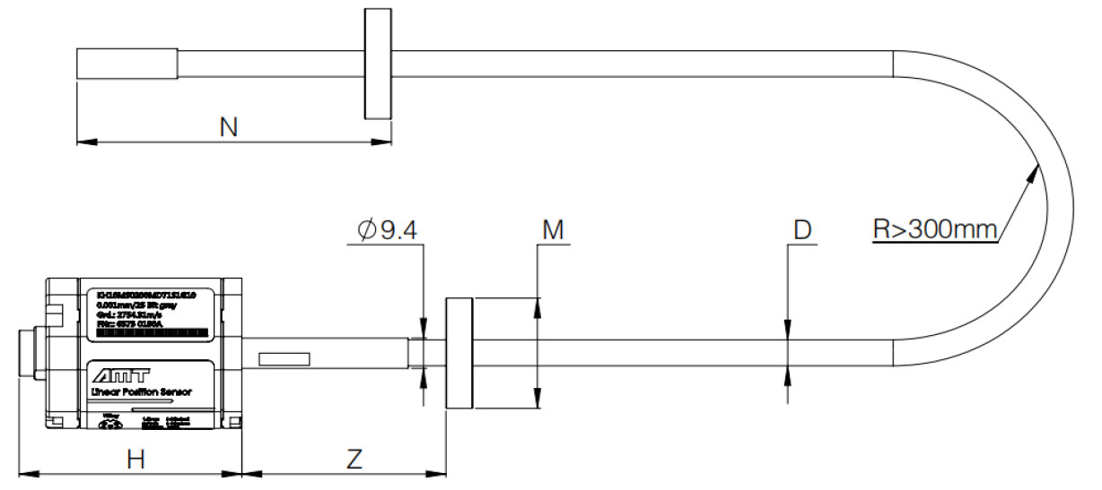 Магнитострикционные датчики линейных перемещений AMT Linear Position Sensor серии KF Profibus-DP - фото 2 - id-p225102354
