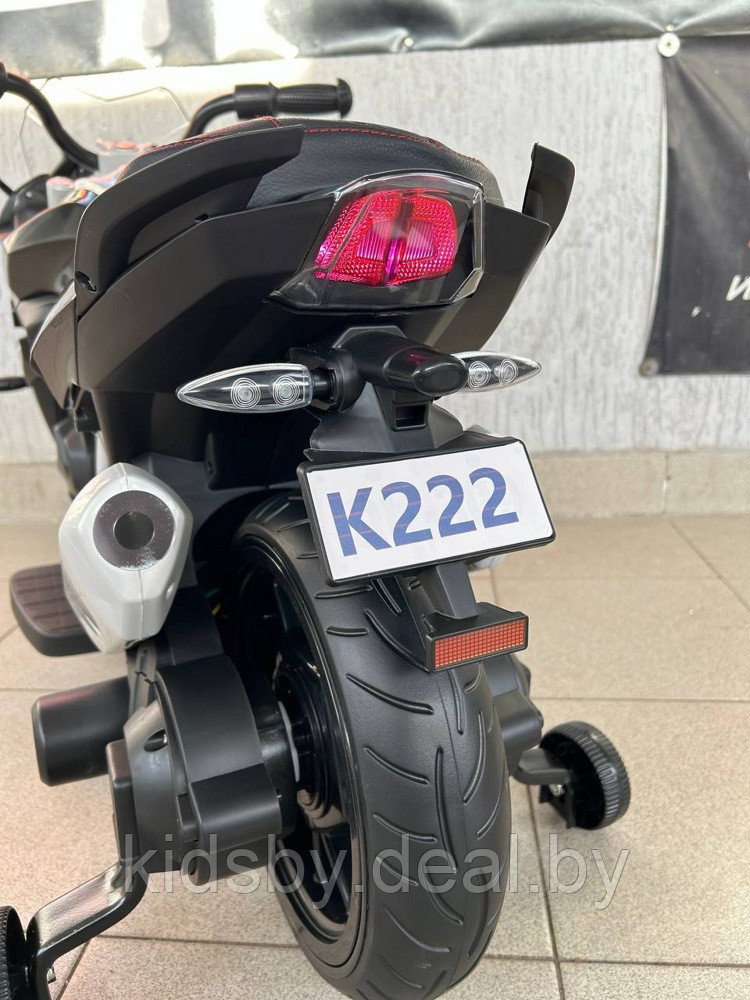 Детский электромотоцикл Baby Driver Kawasaki арт. K222 (красный) - фото 6 - id-p225102453