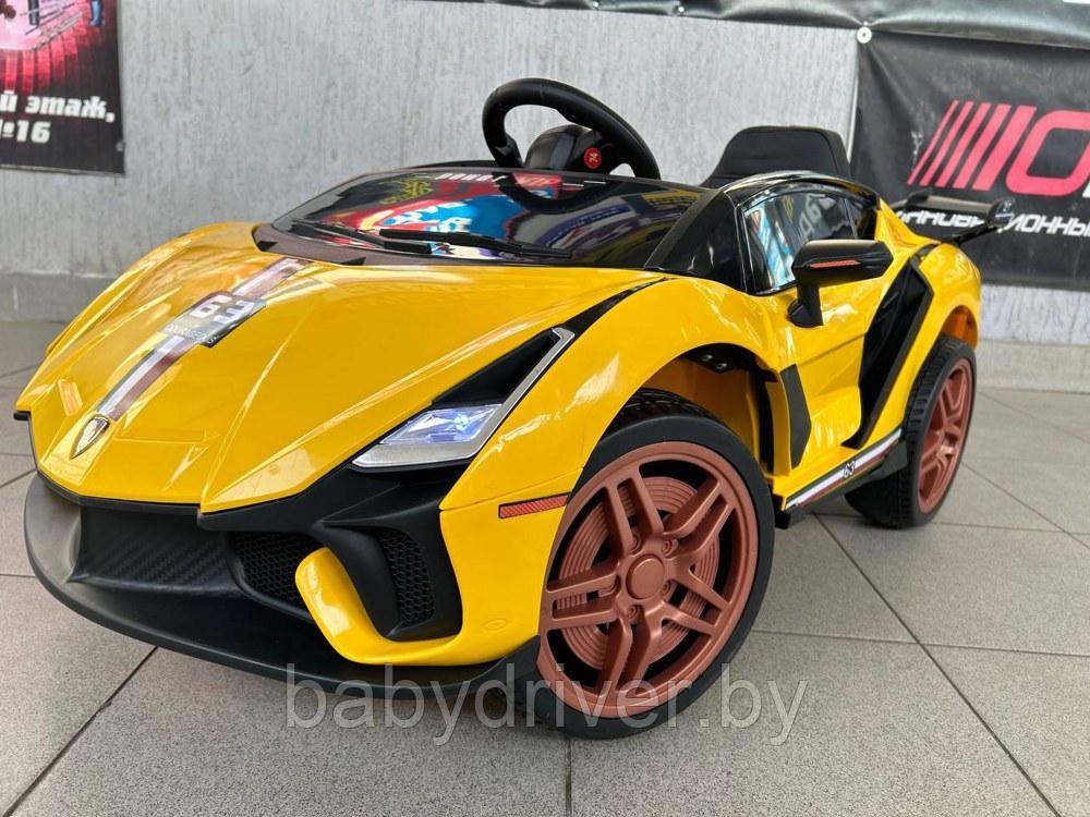 Детский электромобиль Baby Driver Lamborghini арт. L111 (жёлтый) Lamborghini