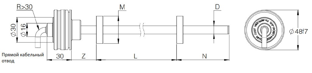 Магнитострикционные датчики линейных перемещений AMT Linear Position Sensor серии MH SSI - фото 2 - id-p225104311