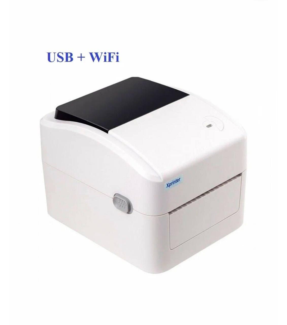 XPRINTER XP-420B (USB+WIFI) БЕЛЫЙ ПРИНТЕР ЭТИКЕТОК - фото 1 - id-p225104349