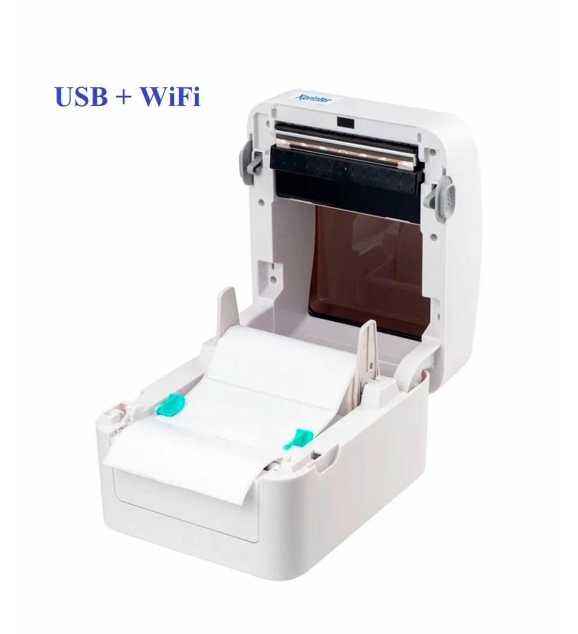 XPRINTER XP-420B (USB+WIFI) БЕЛЫЙ ПРИНТЕР ЭТИКЕТОК - фото 3 - id-p225104349