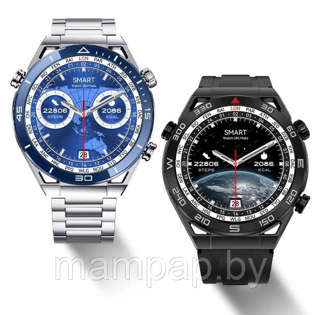 X5 Max Smart Watch умные мужские смарт часы + 2 ремешка