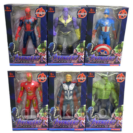 Набор из 6 Супергероев из Самых популярных комиксов Marvel и DC Comics - фото 4 - id-p225104283