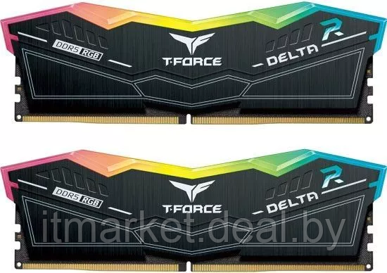 Модуль памяти 32Gb (2*16Gb) Team T-Force Delta RGB (FF3D532G6400HC40BDC01) - фото 1 - id-p225105418
