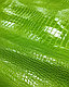 Галантерейная кожа 0,9-1,1мм с тиснением под крокодила цвет салатовый, фото 3