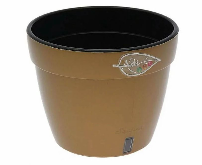 Вазон Асти 2,5л золотисто-черный