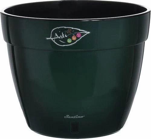 Вазон Асти 6,0л зеленый-черный