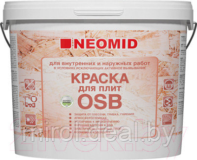 Краска Neomid Для плит OSB. Для внутренних и наружных работ - фото 1 - id-p225106883