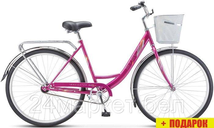 Велосипед Stels Navigator 345 28 Z010 2023 (пурпурный) - фото 1 - id-p225107082
