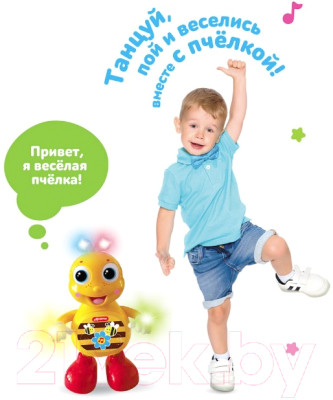 Развивающая игрушка Азбукварик Танцующая пчелка / 2916 - фото 3 - id-p225108342