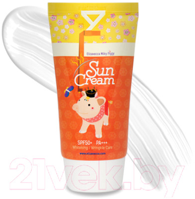Крем солнцезащитный Elizavecca Sun Cream SPF 50+ - фото 3 - id-p225108105