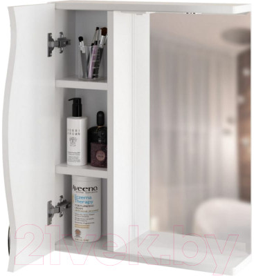 Шкаф с зеркалом для ванной Mixline Лима 55 551705 - фото 2 - id-p225108252