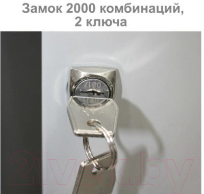 Шкаф металлический Brabix LK 21-60 / 291126 - фото 2 - id-p225108593