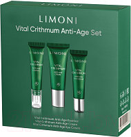 Набор косметики для лица Limoni Vital Crithmum Anti-Age Care Крем+Крем для век+Эссенция