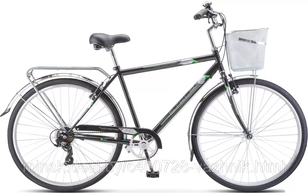 Велосипед Stels Navigator 350 Gent 28 Z010 (2019) черный - фото 2 - id-p177171922
