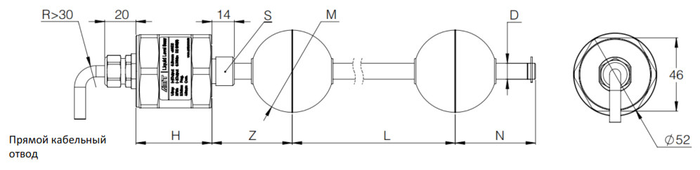 Магнитострикционные датчики линейных перемещений AMT Linear Position Sensor серии LS с аналоговым выходом - фото 2 - id-p225111709