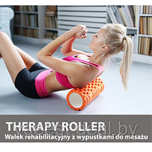 Валик массажный для фитнеса Therapy Roller Qmed, фото 2