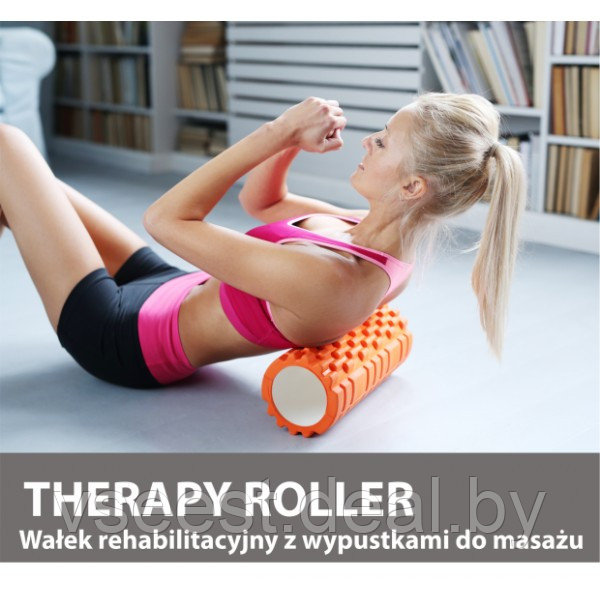 Валик массажный для фитнеса Therapy Roller Qmed - фото 3 - id-p225111990