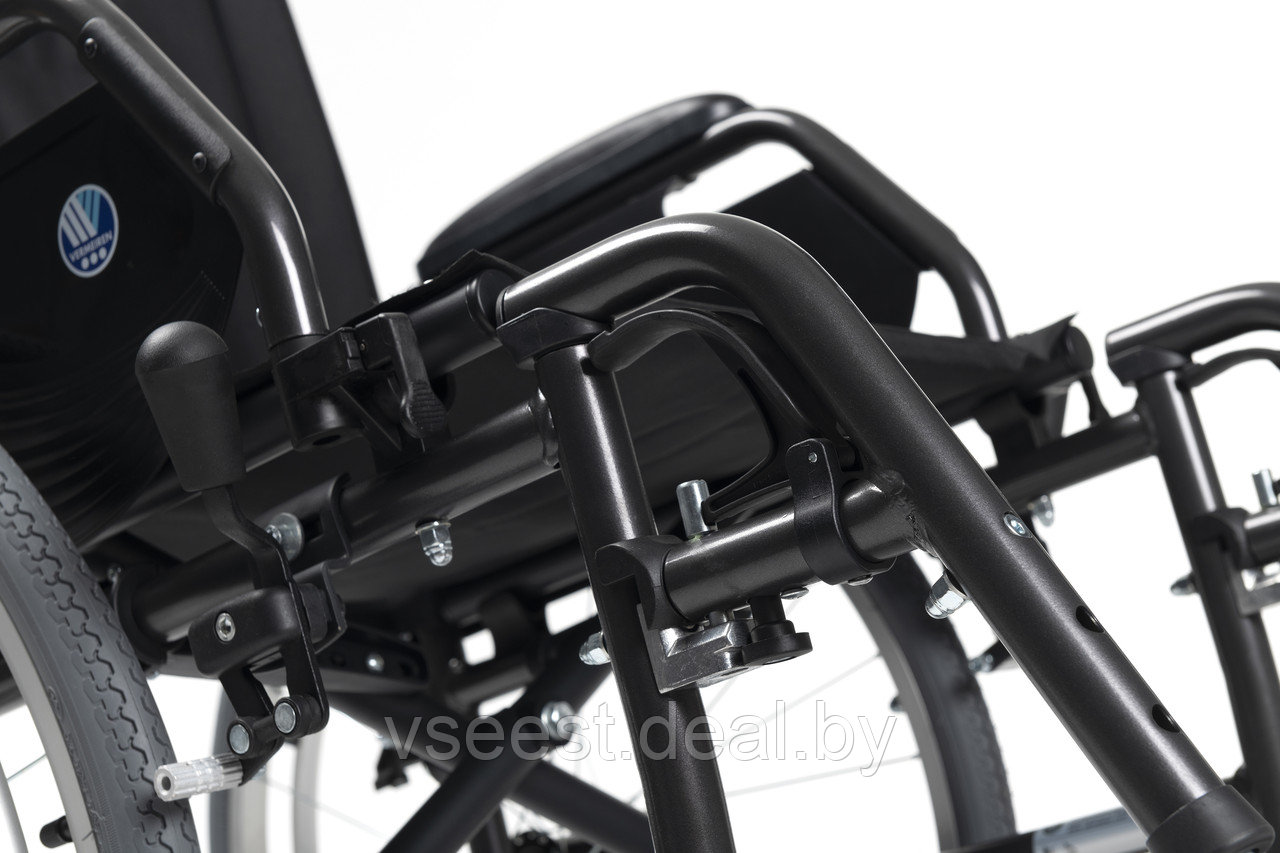 Инвалидная коляска для взрослых Jazz S50 Vermeiren (Сидение 44 см., надувные колеса) - фото 1 - id-p225112009