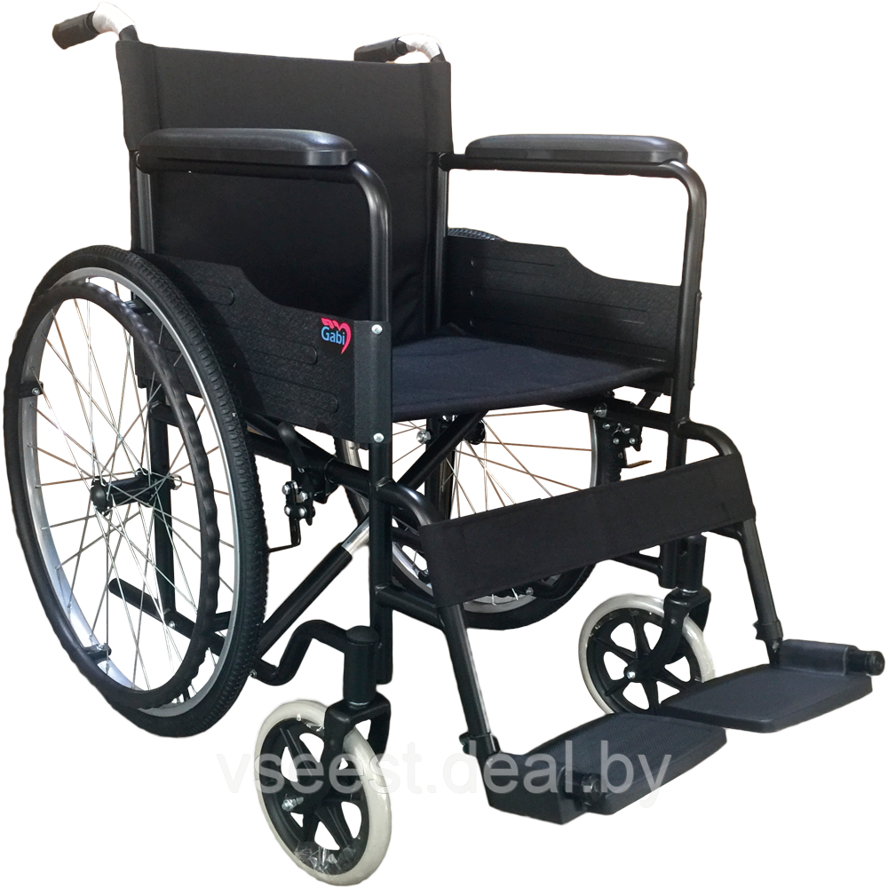 Инвалидная коляска BME4611 Gabi Reha Fund (Сидение 45 см., Литые колеса) - фото 1 - id-p225112019