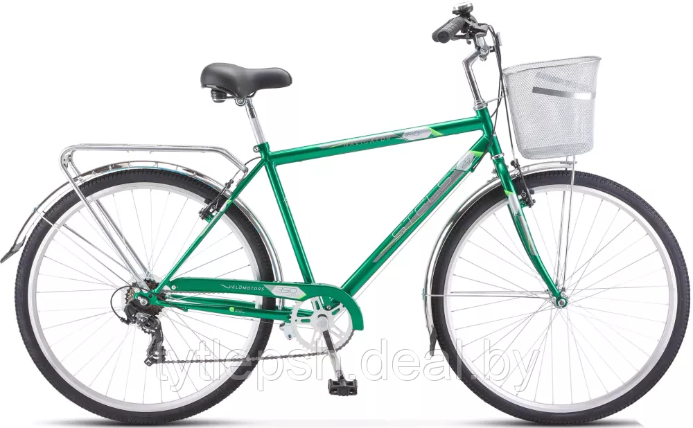 Велосипед Stels Navigator 350 Gent 28 Z010 (2019) зеленый - фото 1 - id-p225112116