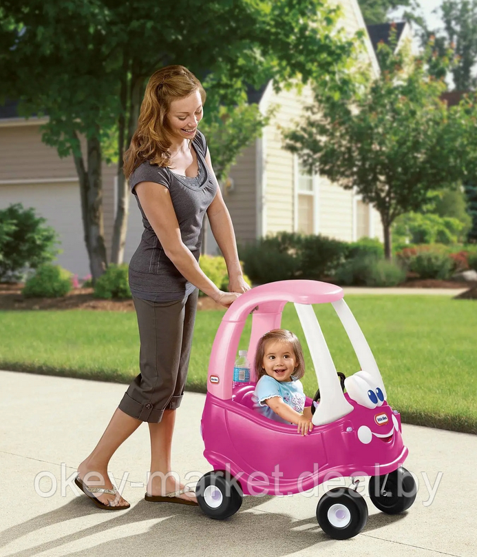 Машинка-каталка Little Tikes Princess малиновая 630750 - фото 10 - id-p68474824