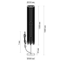 Торшер Odeon Light Chokka 5028/3F - фото 3 - id-p225112377