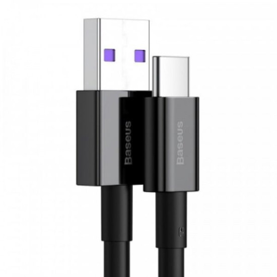 Кабель Baseus USB Type-A - Type-C CATYS-01 (1 м, черный) - фото 4 - id-p225112324