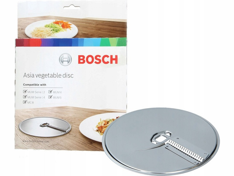 Диск для нарезки ломтиками (жульен) для кухонного комбайна Bosch 00573025 (MUZ45AG1) - фото 3 - id-p35832659