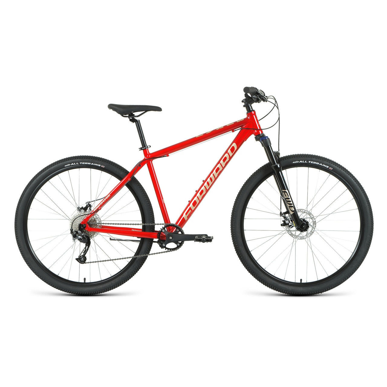 Велосипед Forward Buran 29 2.0 Disc 2021 (красный/бежевый) - фото 1 - id-p224783363
