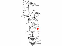 Нижняя часть бойлера для кофеварки DeLonghi 7313286139, фото 3