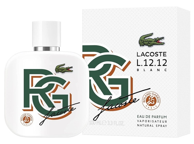 Мужская парфюмированная вода Lacoste L.12.12 Blanc Roland Garros 100ml