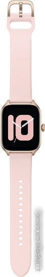 Умные часы Amazfit GTS 4 (золотистый, с розовым ремешком из фторэластомера) - фото 4 - id-p225112445
