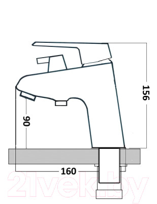 Смеситель Loffrey LF81208 - фото 3 - id-p225119697