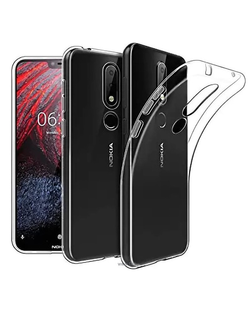 Чехол-накладка для Nokia 6.1 Plus 2018 (силикон) прозрачный