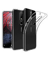 Чехол-накладка для Nokia 6.1 Plus 2018 (силикон) прозрачный