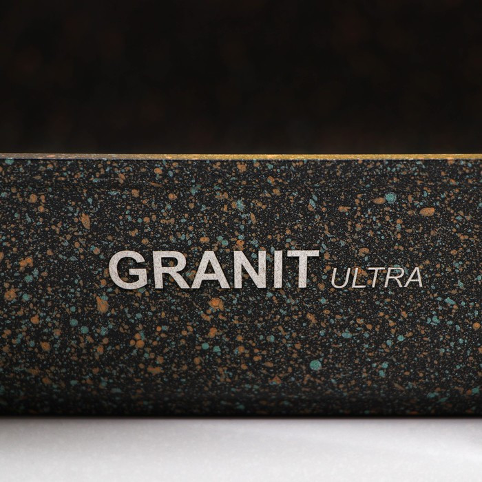 Противень Granit Ultra, 36,5×26×5,5 см, антипригарное покрытие, цвет чёрный - фото 4 - id-p225121290