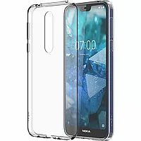 Чехол-накладка для Nokia 7.1 2018 (силикон) прозрачный