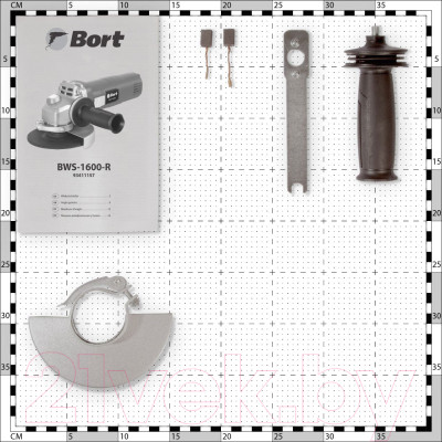 Угловая шлифовальная машина Bort BWS-1600-R - фото 6 - id-p225121324