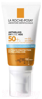 Крем солнцезащитный La Roche-Posay Anthelios Cream ANTH UVmune Cream 50+ SP - фото 1 - id-p225120495