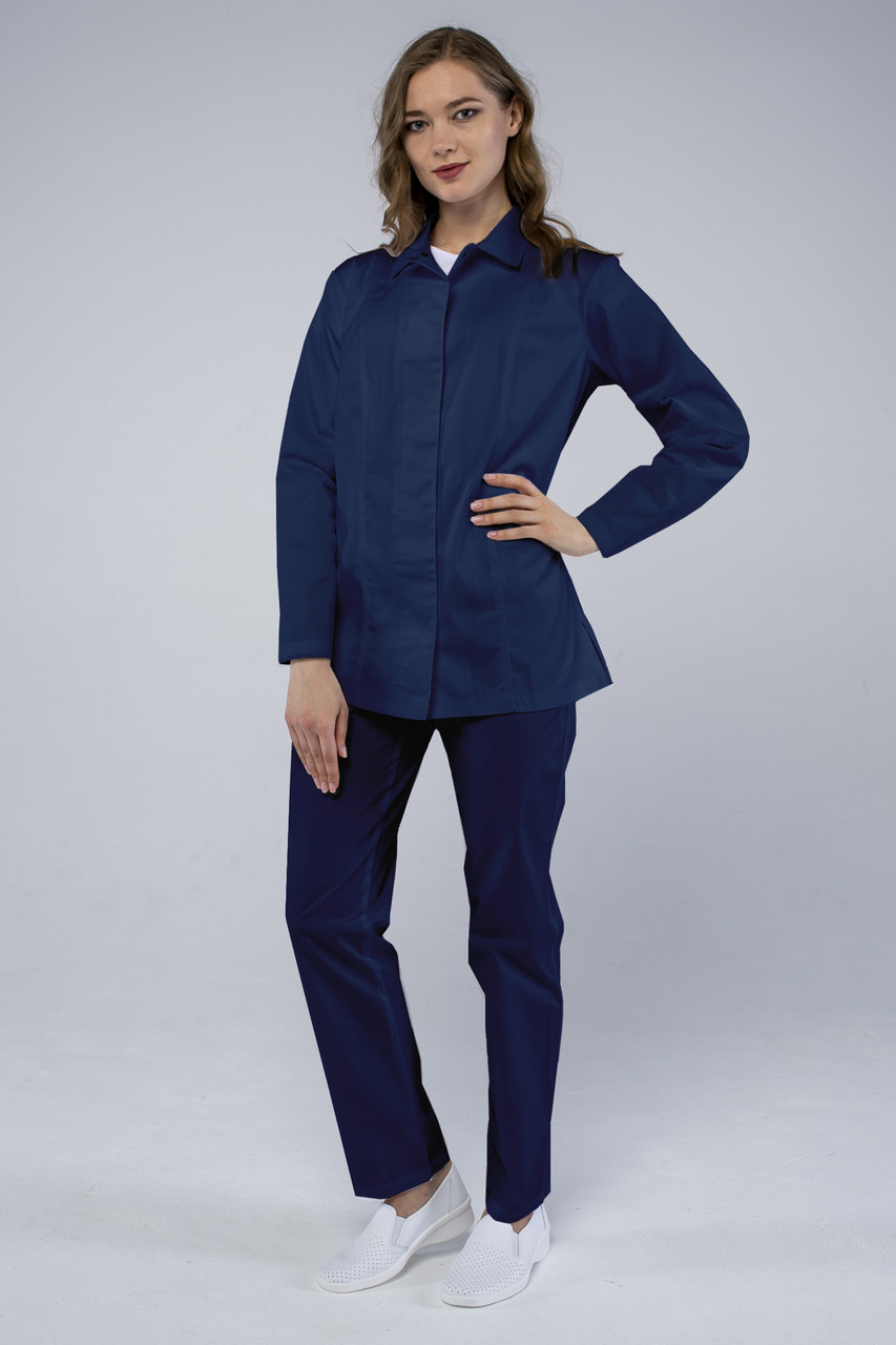Куртка женская ХАССП-Премиум (тк.Оптима,160), т.синий - фото 1 - id-p225122349